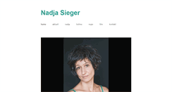 Desktop Screenshot of nadjasieger.com